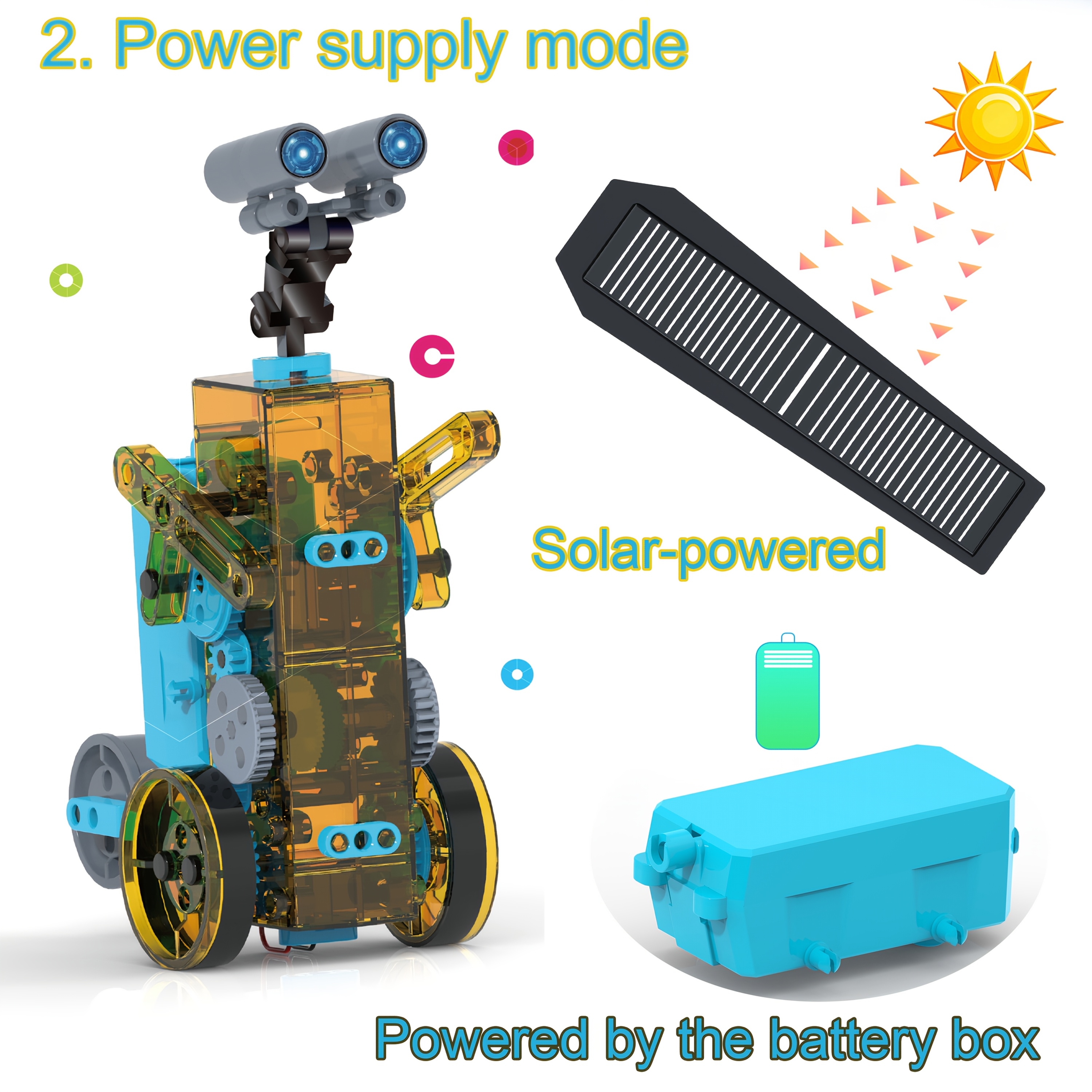 Kit Robot Solaire STEM 12 En 1 - Jouet Éducatif Écologique Pour Enfants 8-13 Ans, Ensemble De Construction Scientifique (Gris)