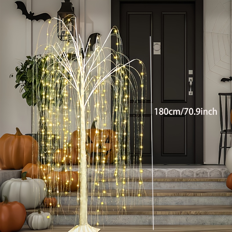TEMU 1.8 Meters Of 296 Led Beads With 16 Colors, Versatile Tree Light Strip Usb - Ideal For Christmas, Thanksgiving, And Indoor Celebrations - Comes With A Power Cord, Perfect For Holiday Decorations