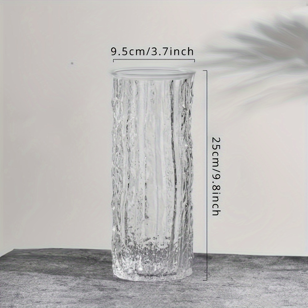 Image of 1pc Extreme Vase Vase Glass Transparent Flower Arrangement Rose Flower Living Room Dining Table Decoration Bottle