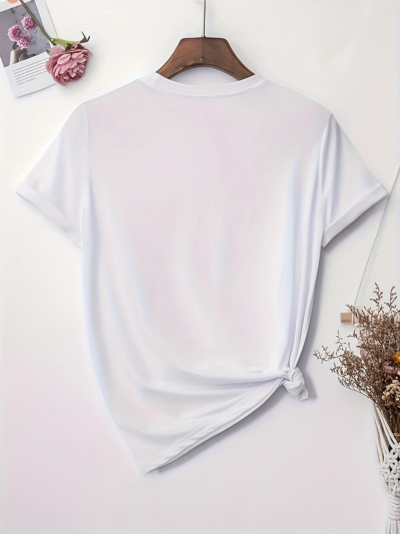 Graphic Print T shirt Casual Crew Neck Short Sleeve Top - Temu United ...