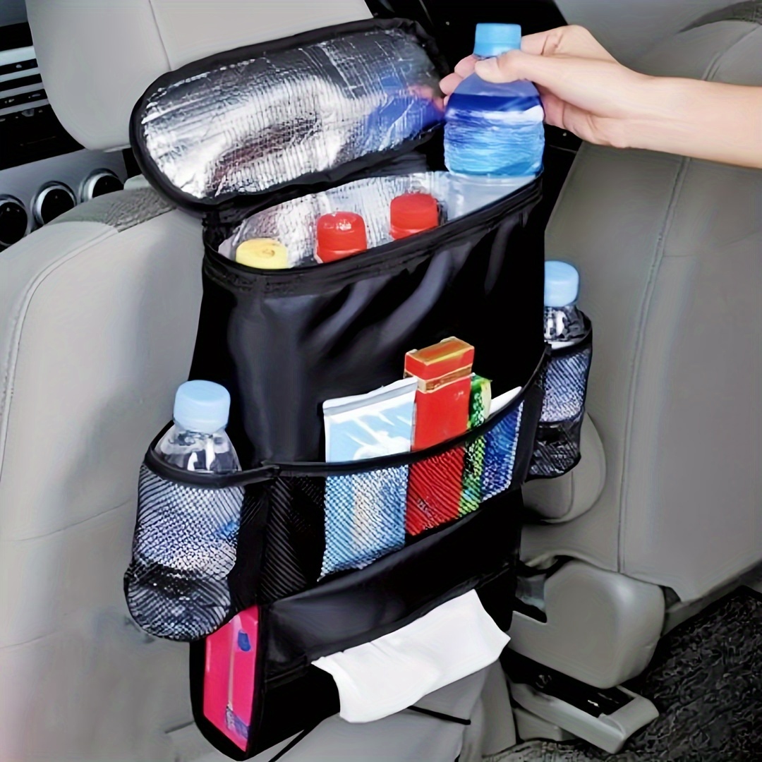 

Car Seat Storage Bag Multi-functional Car Ice Pack Insulation Car Interior Finishing Seat Back Bag