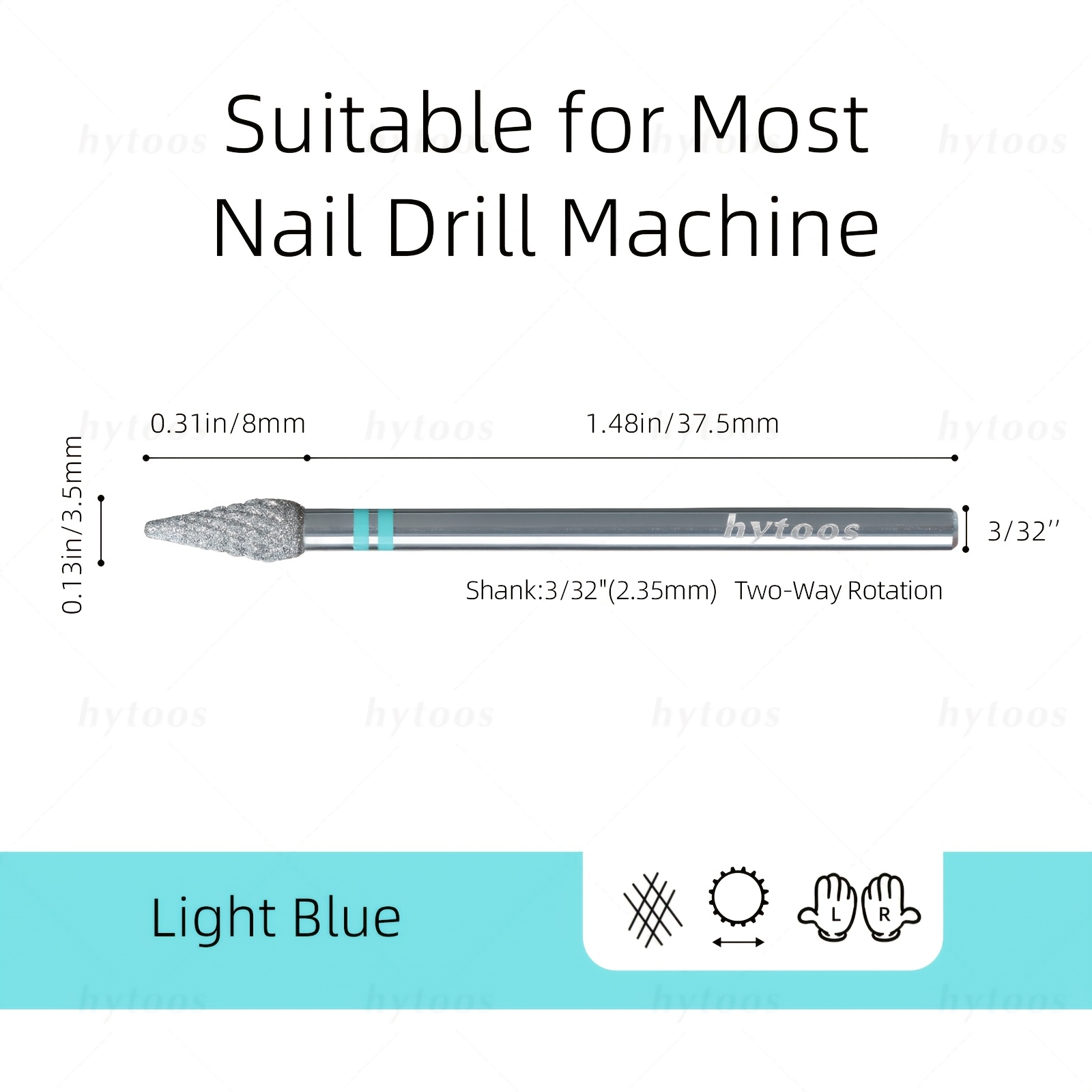 Tungsten Carbide Diamond Nail Drill Bit for Trimming