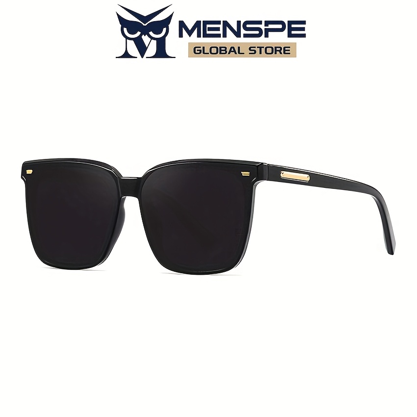 TEMU Unisex Sunglasses Fashion Large Frame Sunglasses Uv400 Protection Tac Polarized Sunglasses Eyes Protection Eyewear Sunglasses For Men Women