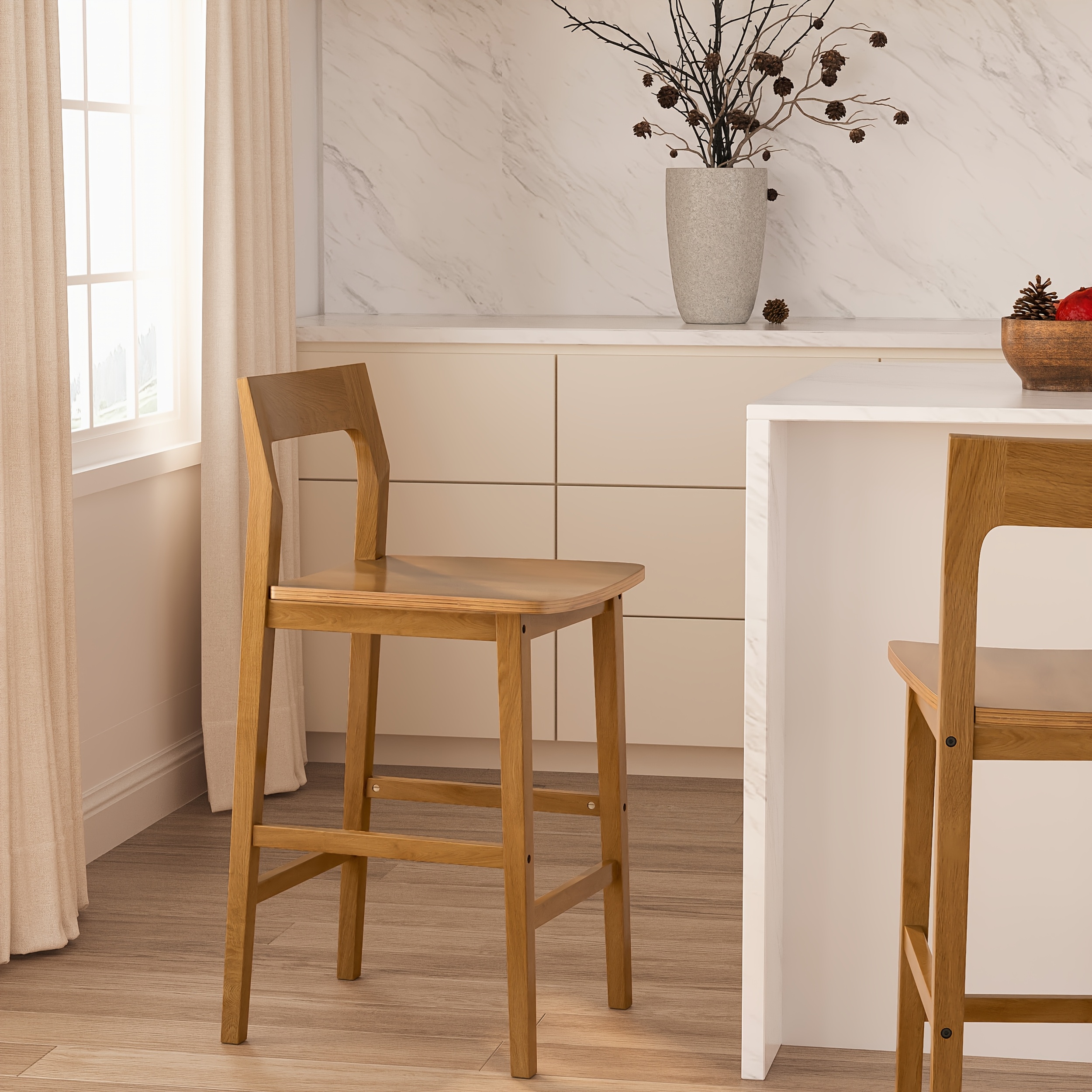 Counter Height Stools Set of 2, Farmhouse 25