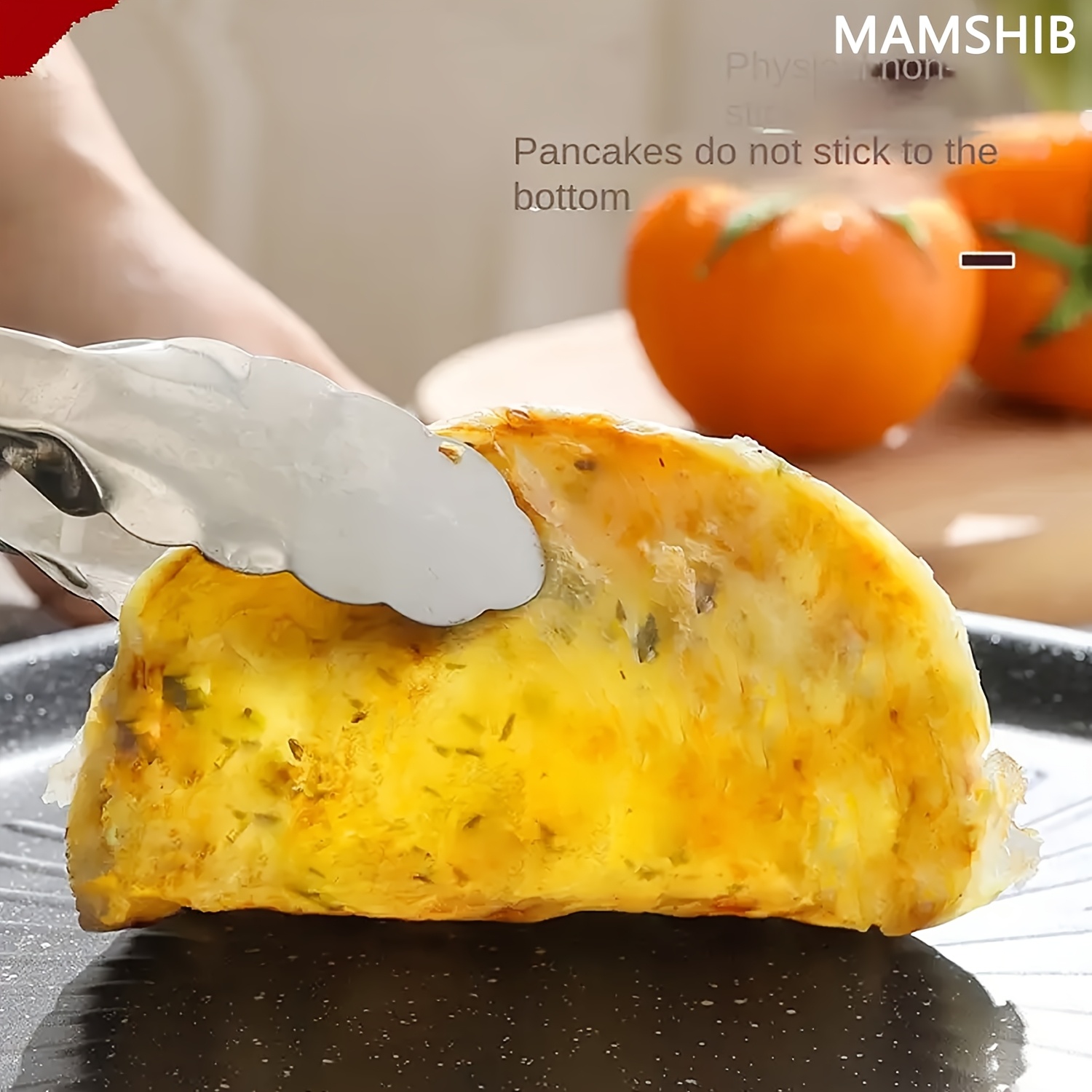 MAMSHIB Non-Stick BBQ Grill Pan - Iron Roast Steak & Vegetable Skillet with Multi-Functional Ridged Surface Design, Perfect for Grilling Shrimp, Chicken, Seafood, and Meat, Ideal for Indoor & Outdoor Cooking, Versatile Cooking Pan | Modern Kitchenware | Durable Cooking Surface, BBQ Grill Accessories