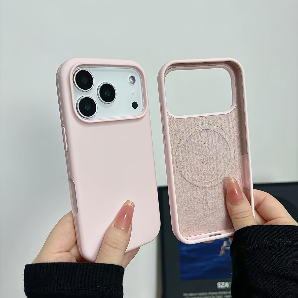 TEMU Phone Case: Official Liquid For Magsafe Phone Case For Iphone18 1716 15 14 13 Pro Magnetic Wireless Charge Cover