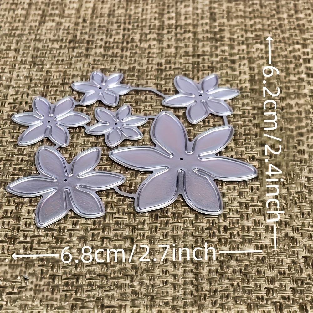 Fiori Metallo Taglio Muore Stencil Fai Da Te Scrapbooking Album Carta - Foto 6