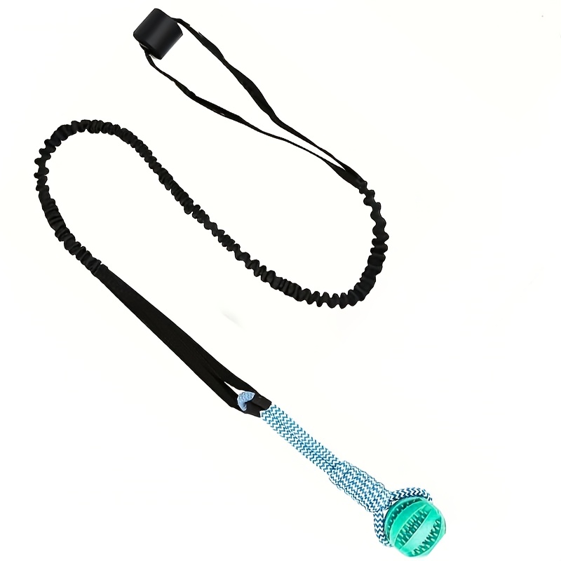 1pc Outdoor Bungee Tug Dog Toy, Hanging Tree Tug Toy For Tree Stump, Play Cord & Tether With Chew Rope Toy