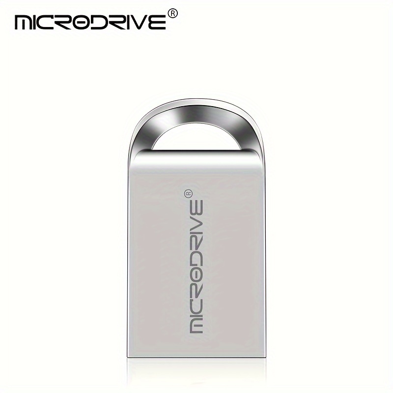 Mini USB Flash Drive - Metal Thumb Drive 32GB 64GB 128GB With Keyring