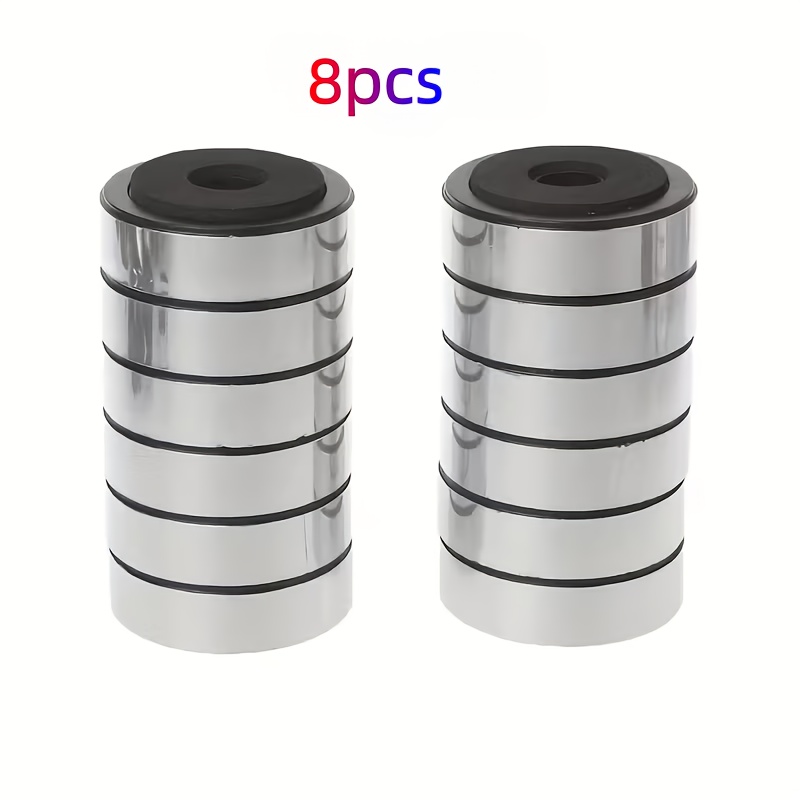 TEMU This Set Includes 8 Speaker Isolation Feet And 40mm Plastic Shock-absorbing Base Pads, Serving As Stand Feet And Dampeners. Available In Golden,