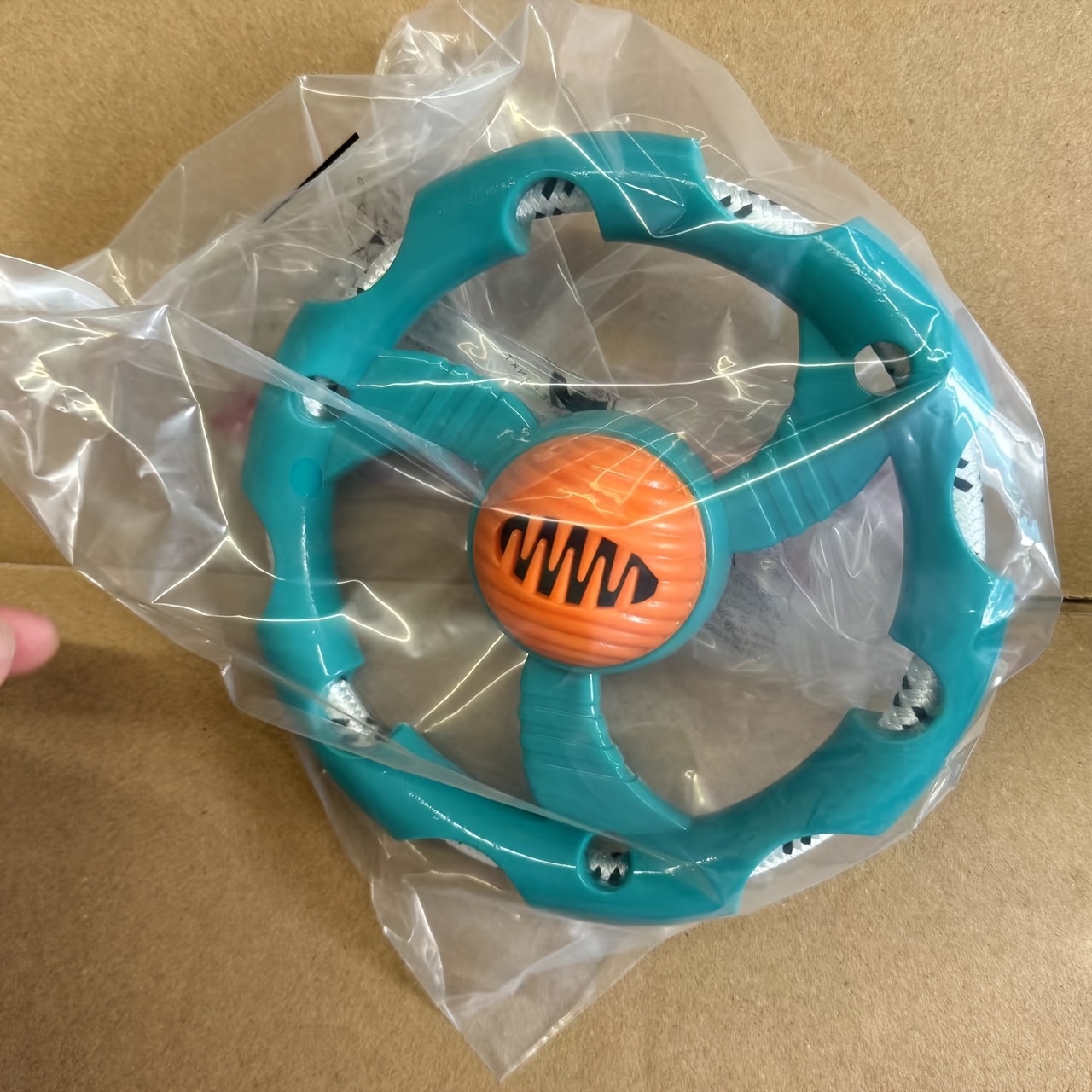 Image of Interactive Dog Chew Toy - Thermoplastic Rubber, Oxford Cloth, Teeth Cleaning, Suitable For All Breed Sizes