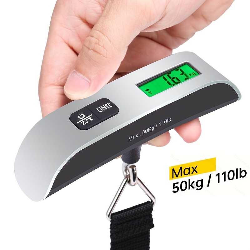 portable small scale weighing 110   50   with clear lcd backlight reading easy to carry for travel backpack   package camping weighing tool
