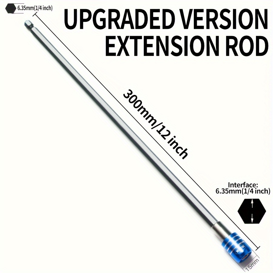 Weiligu 12- - Rod - , , 6. , 1/4" Hex Shank - Metal Tool