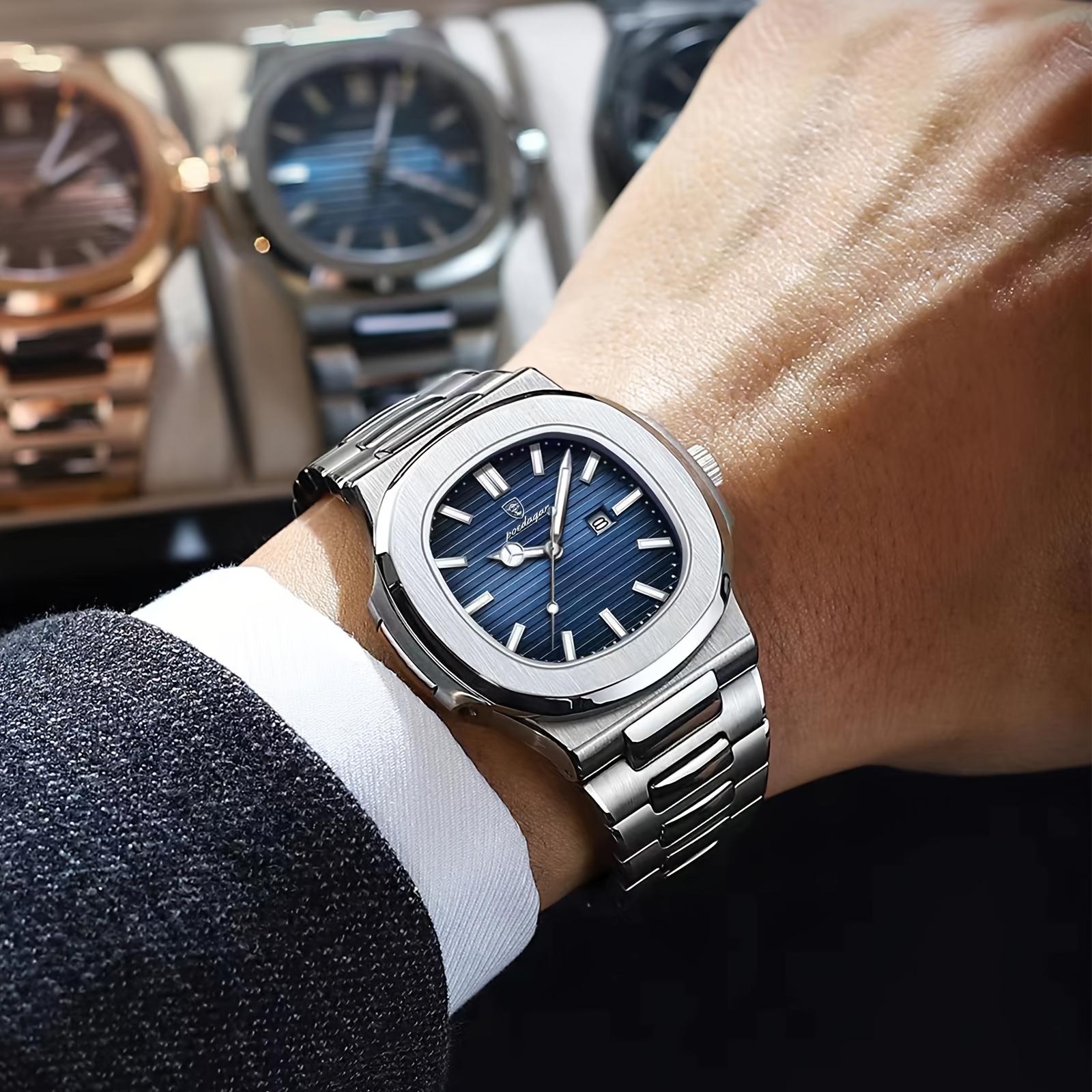 Reloj podegar clasico Malla de metal - Vista alternativa