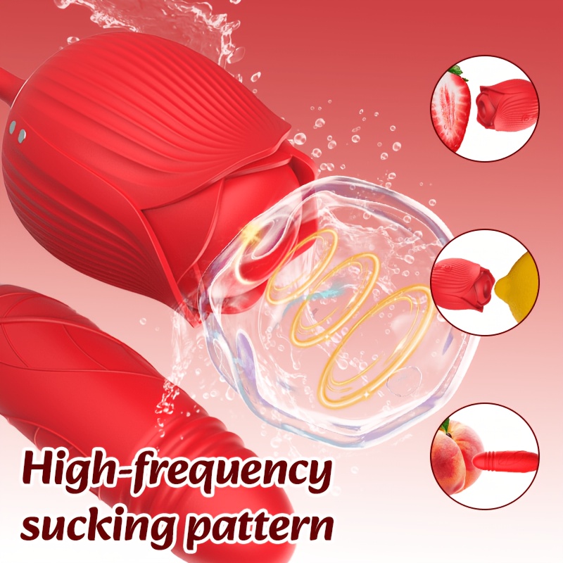 rose , dual-end adult toys with & g-spot , 10 , suction s female couples  toys - health & household - Temu