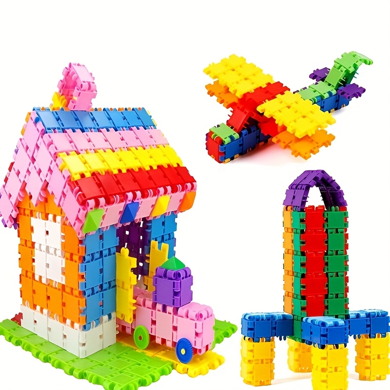Kindergarten Plastic Square Toy Blocks