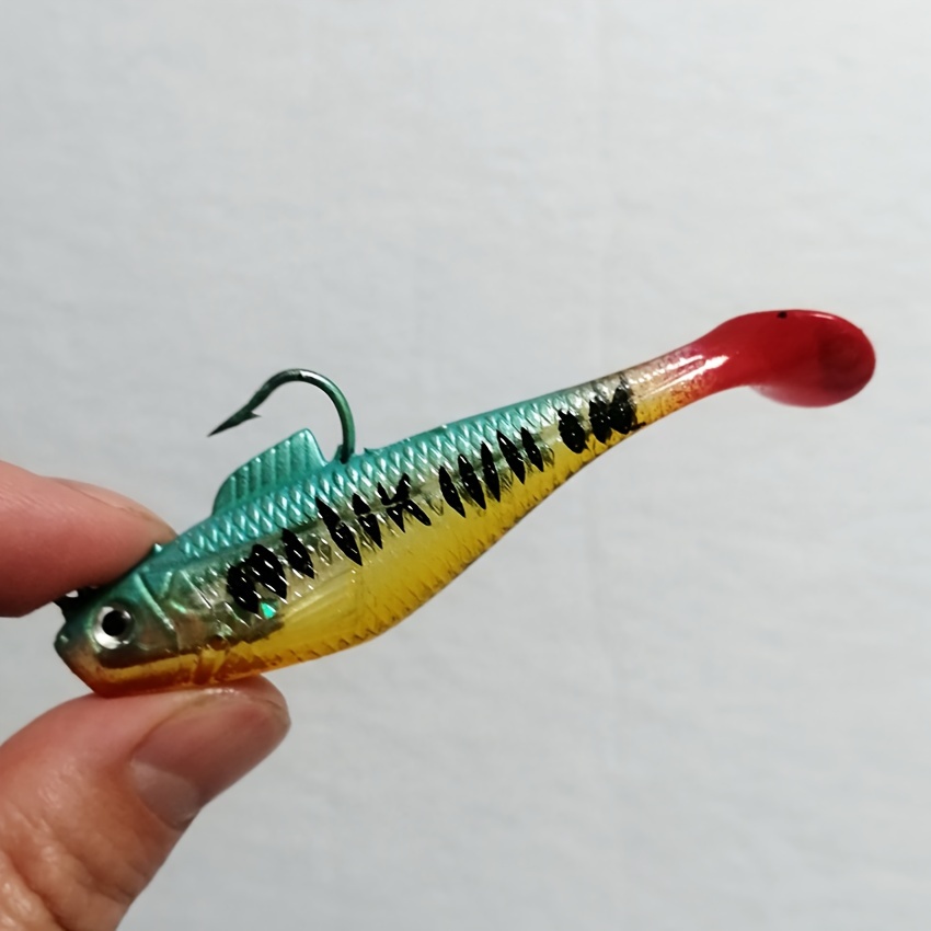  SHOWYEE Fishing Soft Lure, Pre-Rigged Jig Head Soft Paddle  Tail Swimbaits, Sinking Fishing Jigs Lures for Saltwater Freshwater, Trout  Crappie Pike Bass : Sports & Outdoors