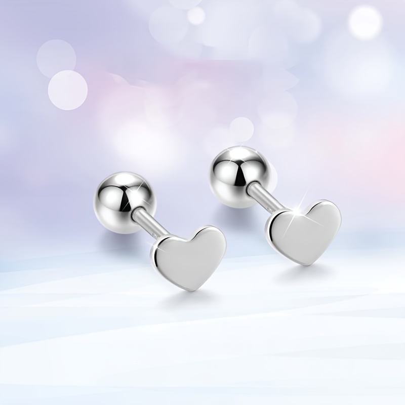 

-shaped For - Hypoallergenic Titanium Steel, Stainless Steel Posts - Mother's Day &