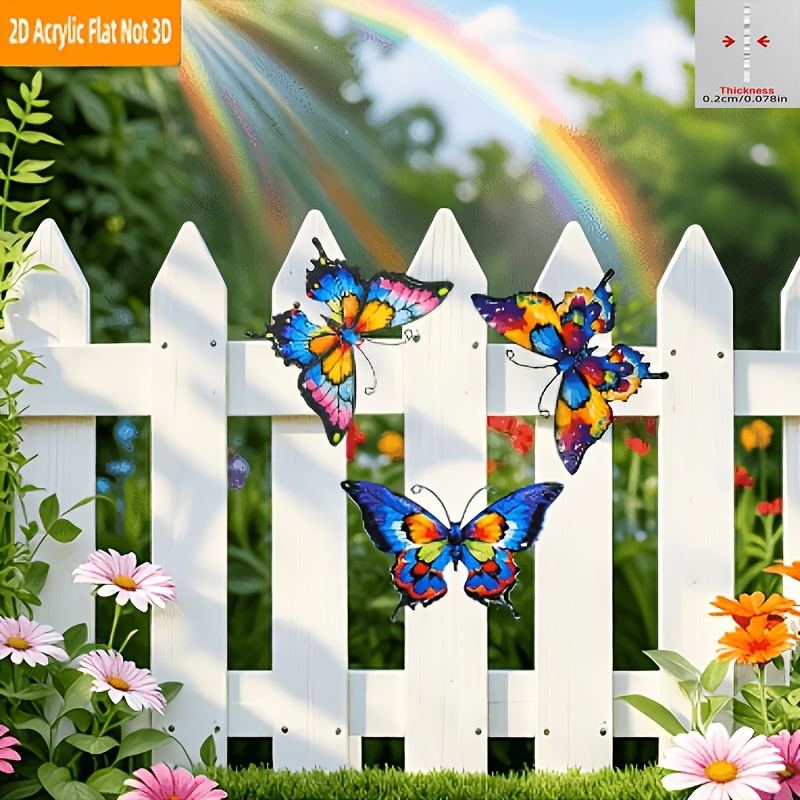 TEMU 2d Flat 3pcs Wall Decor, Wall Hanging Decoration, Home Wall Decoration, Suitable For Garden, Living Room, Bedroom, Kitchen, Dining Room, Porch,