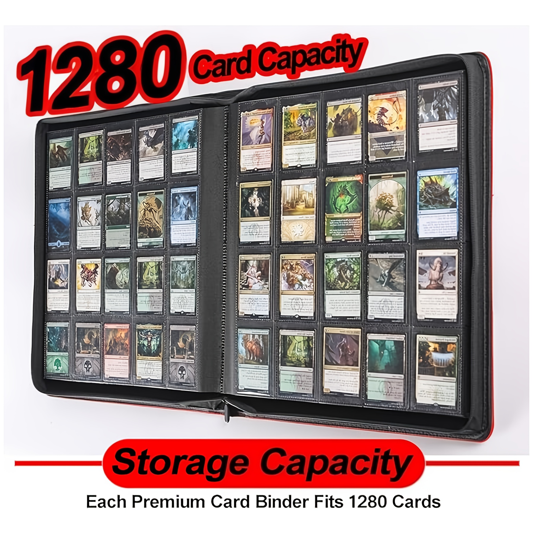 extra large capacity 20 slot album 1280 card slots clip - Temu New Zealand