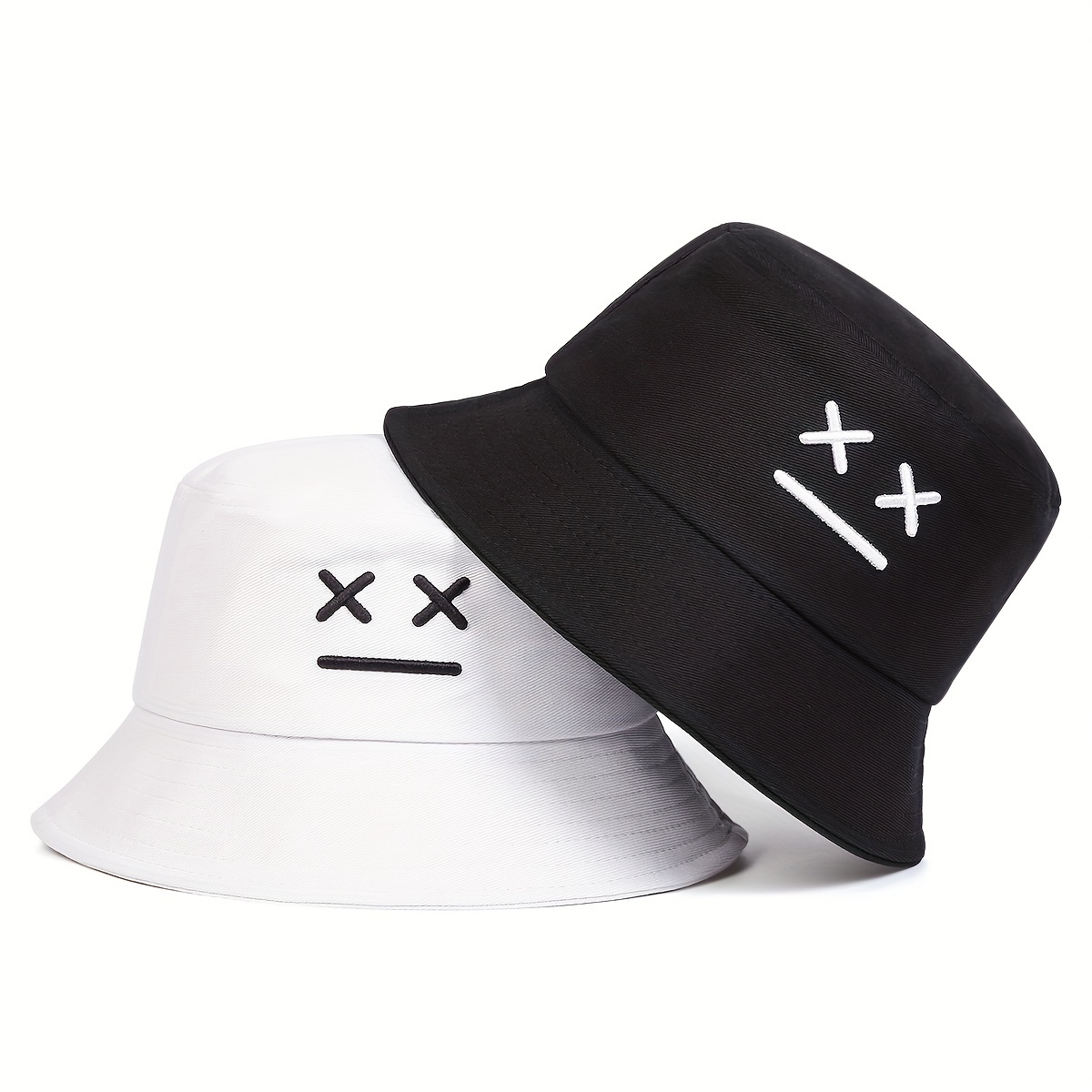 

Men's Xx Expression Bucket Hat - Funky Polyester Fashion Accessory With Slight Stretch, Hand Washable - Outdoor Sun Protection Casual Cap Perfect For Spring/fall Travel And Beach Parties