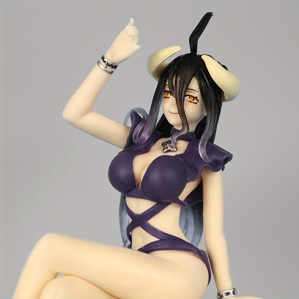 stylish anime swimsuit character figure purple pvc Temu
