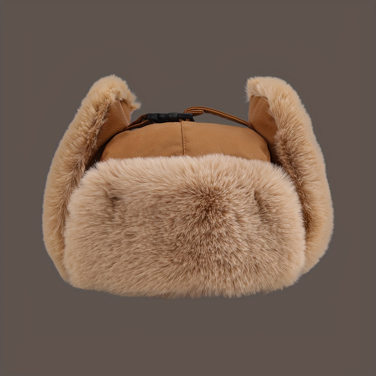 Bonnet Pilote d'Hiver Isolé pour Hommes avec Oreillettes - Bonnet Thermique Rempli de Cuir PU Chaud & Bordure en Fausse Fourrure, Bonnet pour Ski/Snowboard/Randonnée par Temps Froid - Cadeau de Noël Idéal pour les Activités en Plein Air (Style Élégant)