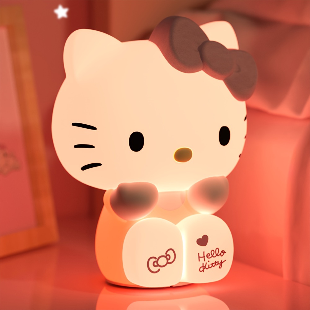     pink usb night light   silicone   touch turns on 2 level adjustable 3   remote control built in 1200mah battery supports usb charging for decoration bedroom sleeping daily or birthday gifts Product details 5