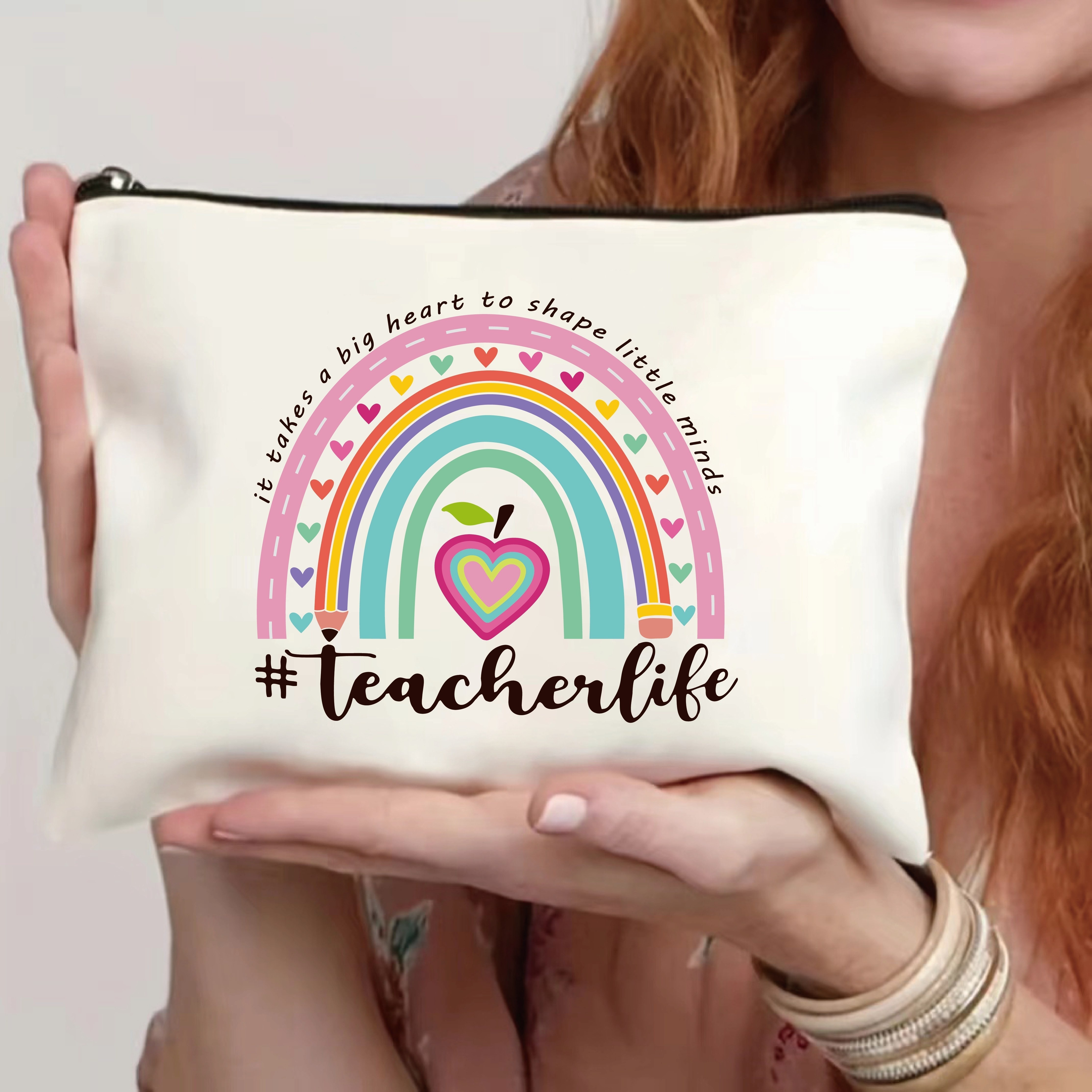 

1pc/5pcs/10pcs Teacher Cosmetic Bag Bag Bag Bag Bag Bag Bag Teacher