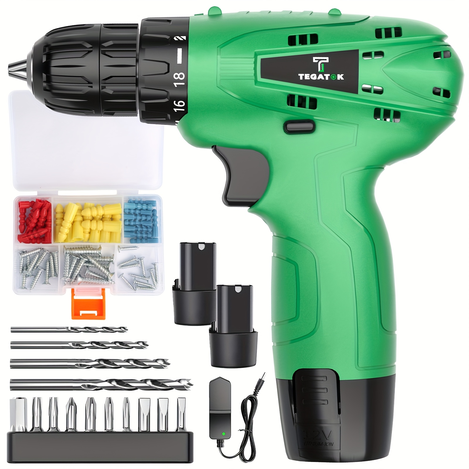 1set cordless drill set power drill home Temu