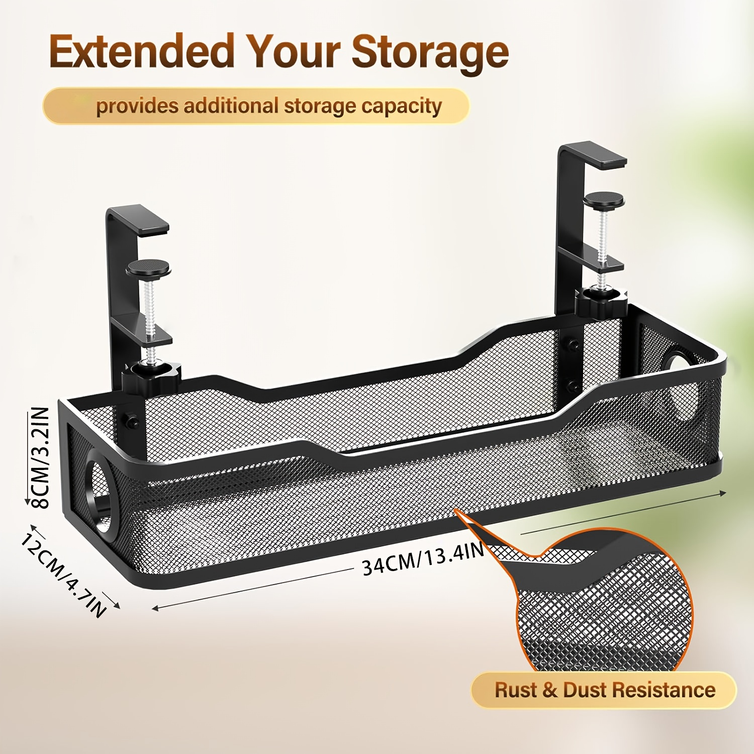 Under Desk Cable Management Box for Organized Workspaces