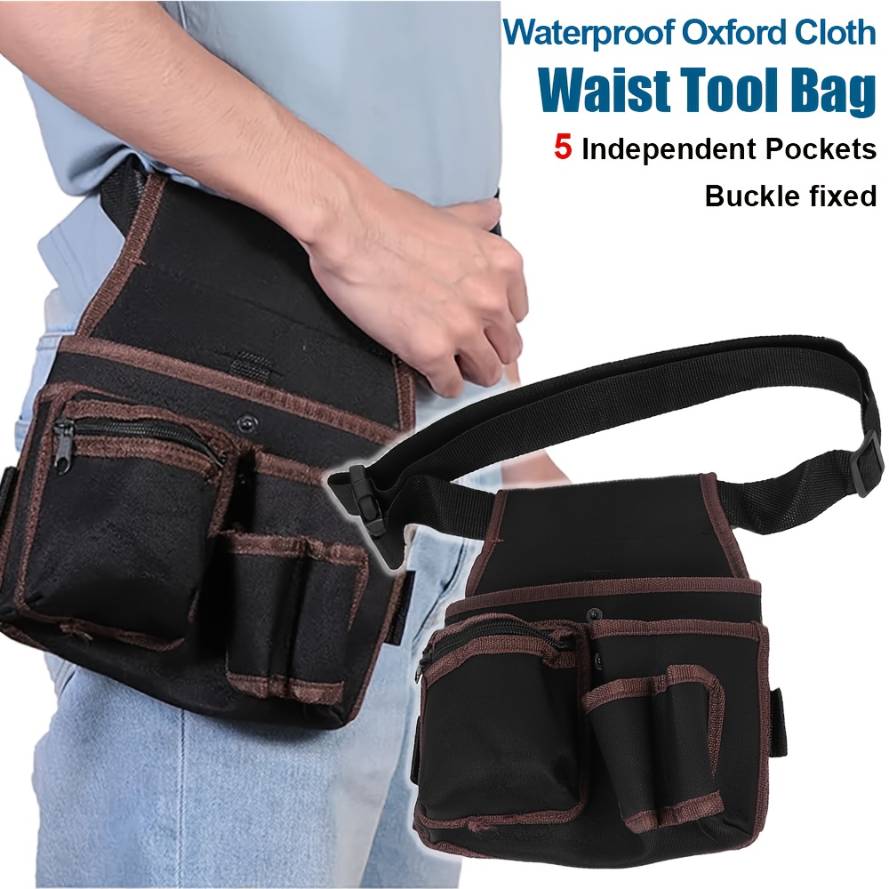Cinturón para herramientas, bolsa multifuncional para herramientas de  electricista con cinturón de cintura, Bolsa de trabajo de mantenimiento