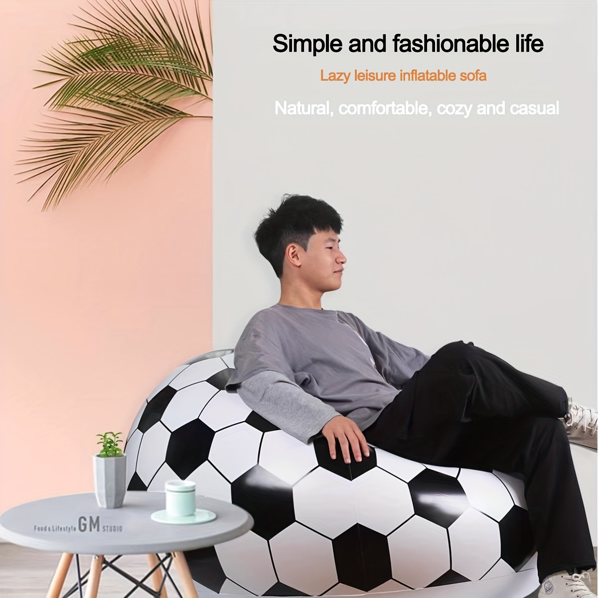 

Portable Folding Inflatable - Thickened Air Sofa For