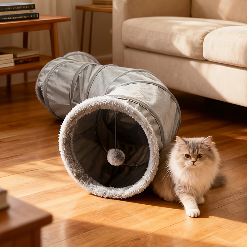 Retractable Foldable S-Shaped Cat Tunnel Toy