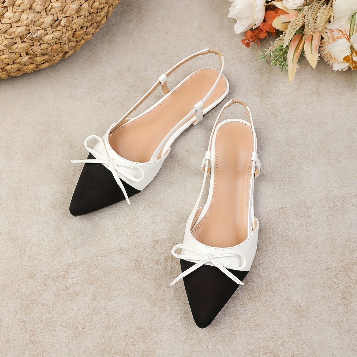 Image of New Comfortable Pointed-toe Sandals, Flat Slip-on Women's Shoes 0014, Women Shoes