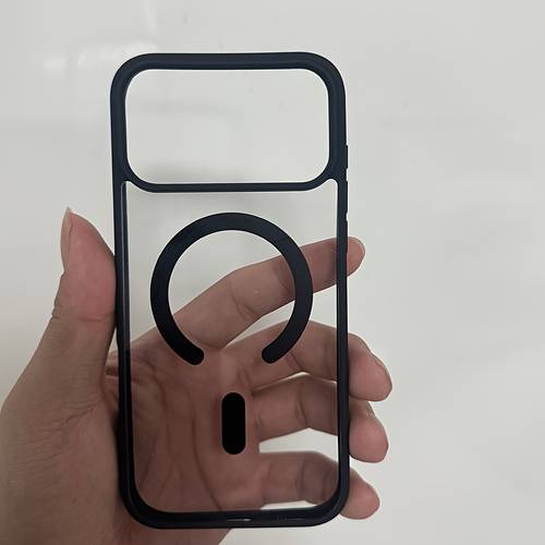 phone case phone case premium transparent magnetic wireless charging phone case compatible with iphone 17 pro max 17 16 15 14 13 12 11 pro mini 17 air 17 pro featuring flexible corner design and sturdy protective back panel