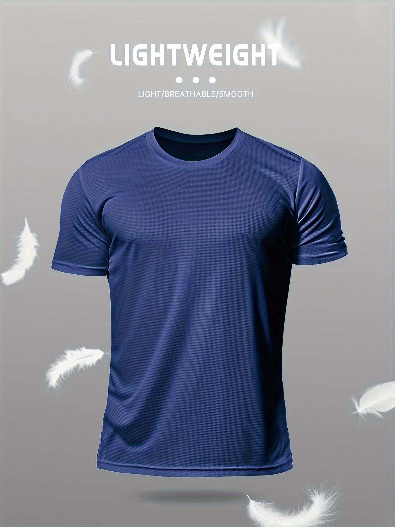 Men's Quick-Dry Athletic T-Shirt - Neon Green Workout Shirt, Lightweight Moisture-Wicking Gym Top for Running, Training, Casual Wear - Breathable Athletic Apparel, Sleek Design, Lightweight Construction