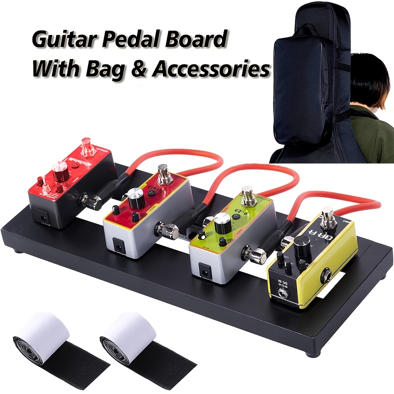 

14.76-inch Lightweight Mini Pedal Board Bd-1 Guitar Effects Compact Small Pedal With Pedal And Bag