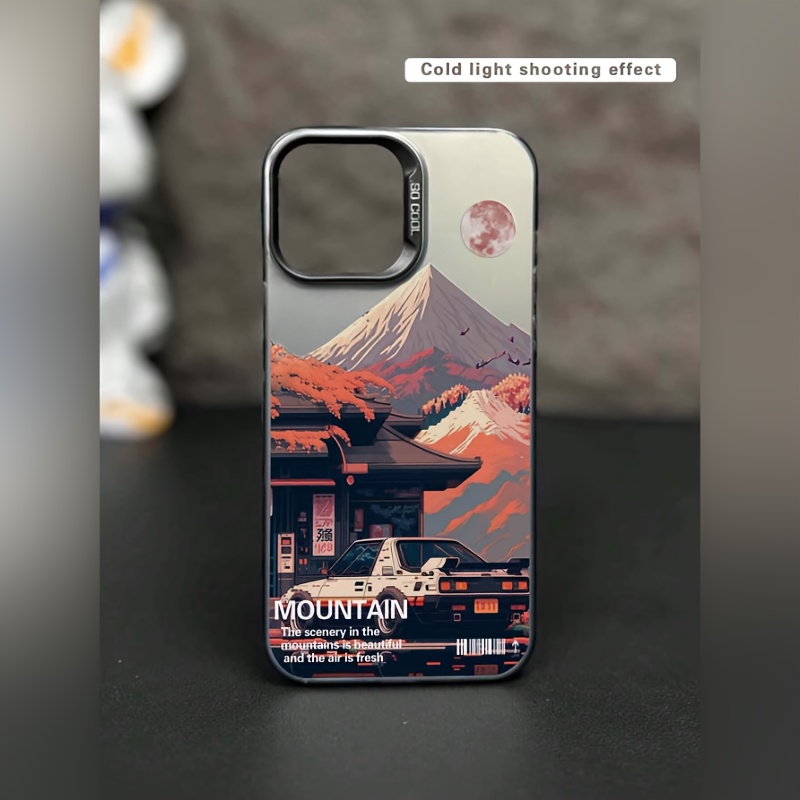 

Mountain Landscape Large Hole Anti-fall Protective Mobile Phone Case Suitable For 15/14/13/12/11/7/8/7plus/8plus/xsmax/xs/x/xr