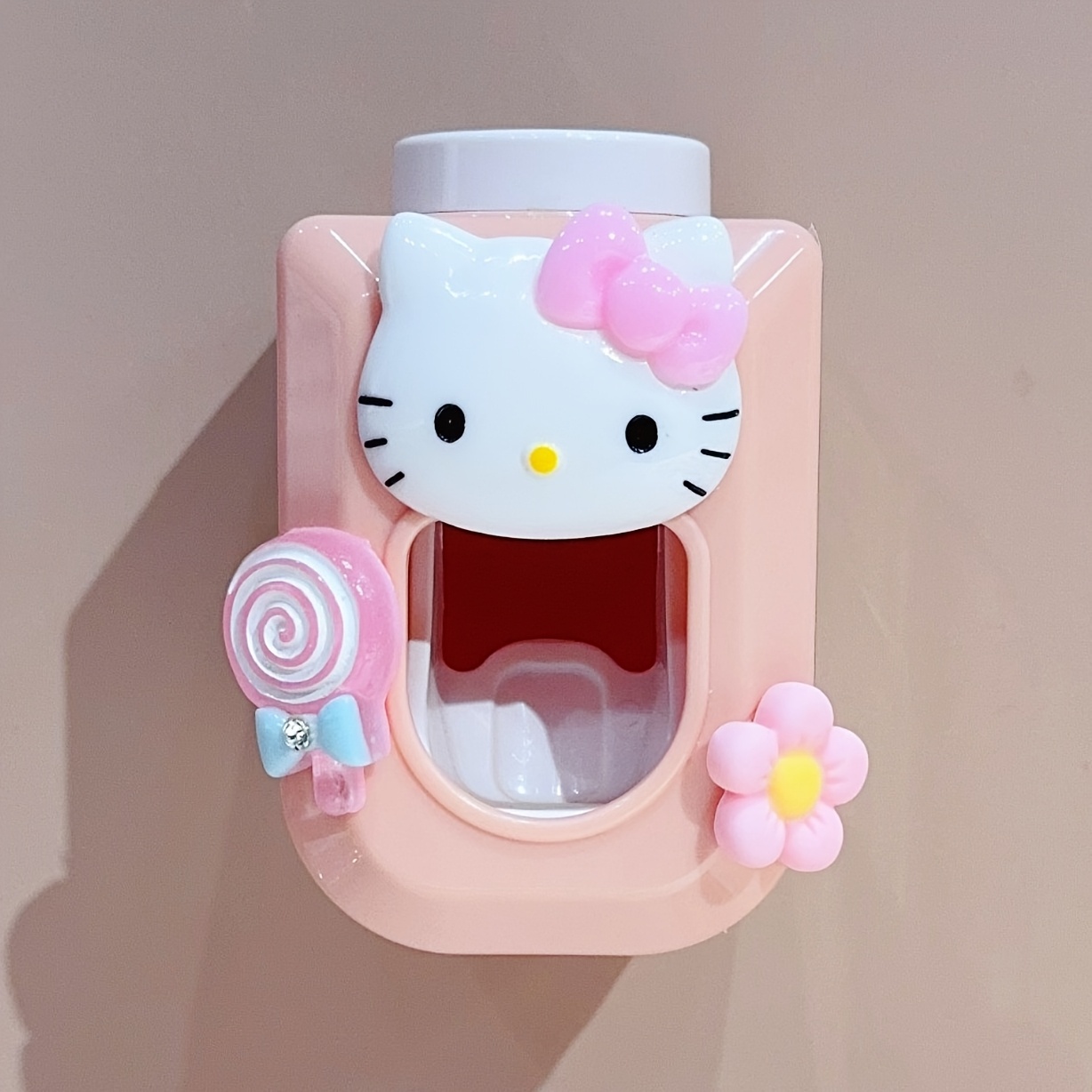 Cartoon Cute Wall-mounted Automatic Single Toothpaste Dispenser Set Cute Toothpaste Dispenser Toothpaste Squeezer