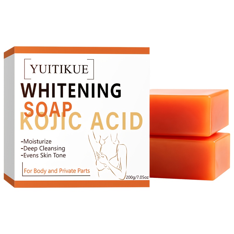 Image of Of Turmeric Cleansing Soap - Collagen, Turmeric, And Components, It Thoroughly Cleanses The Armpits, Neck, Knees, Elbows, And Intimate Areas, Making It Suitable For Skin Type
