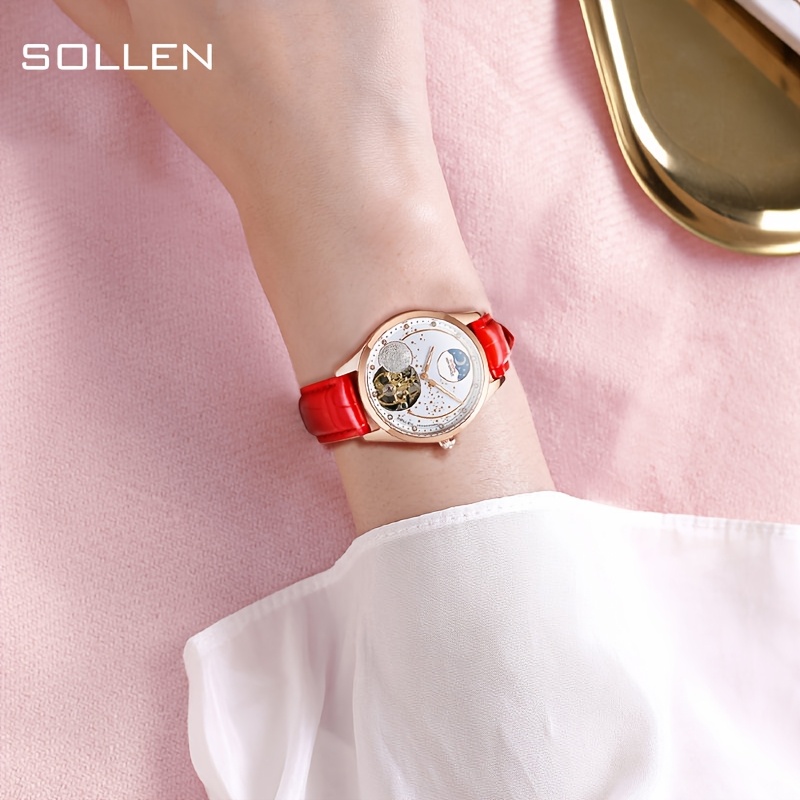 Vintage-Inspired Skeleton Design Automatic Mechanical Watch