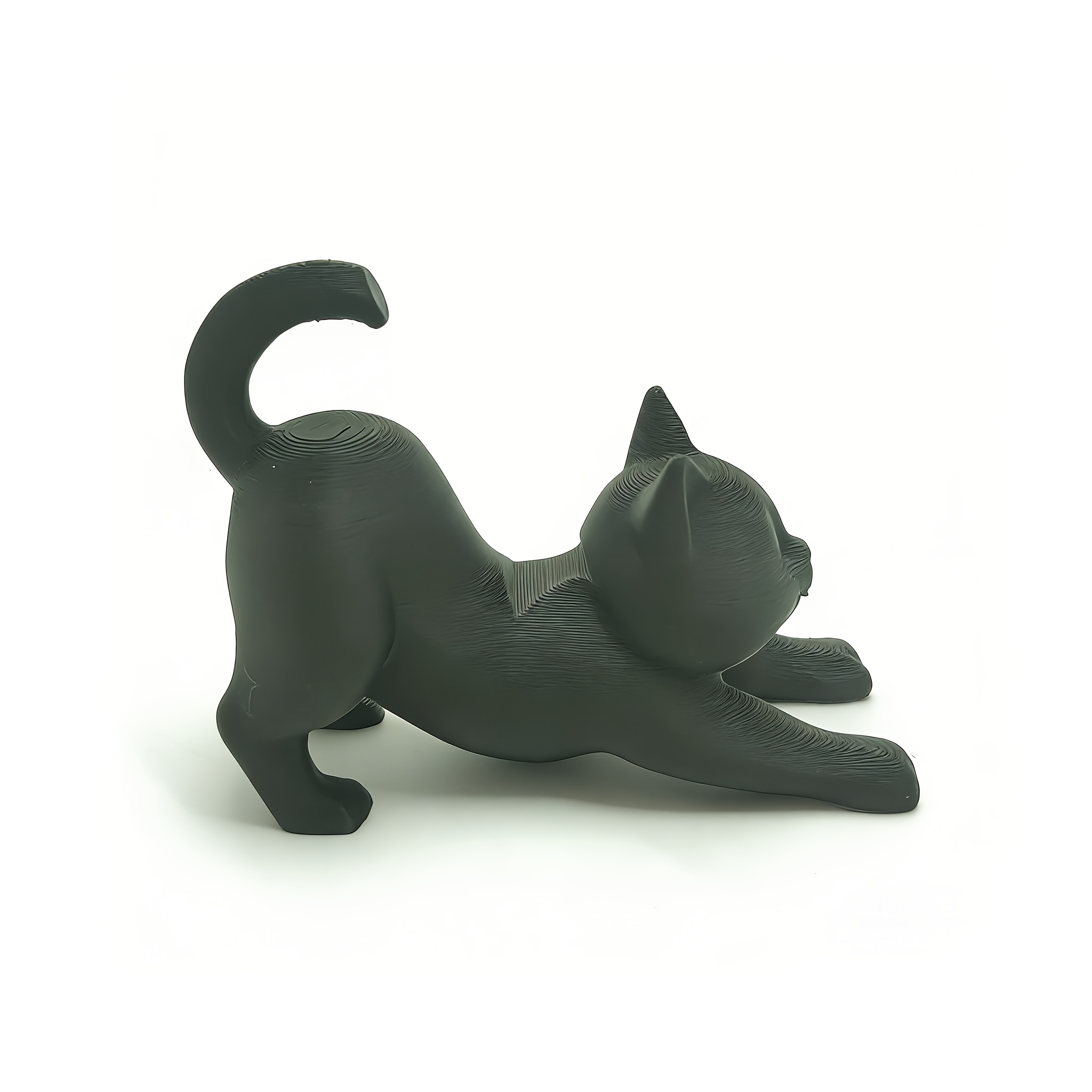TEMU 1pc Stretching Cat Phone Stand, Featuring A Lifelike And Adorable That Adds A Touch Of Fun To Your Desk. This Quirky And Unique Phone Stand