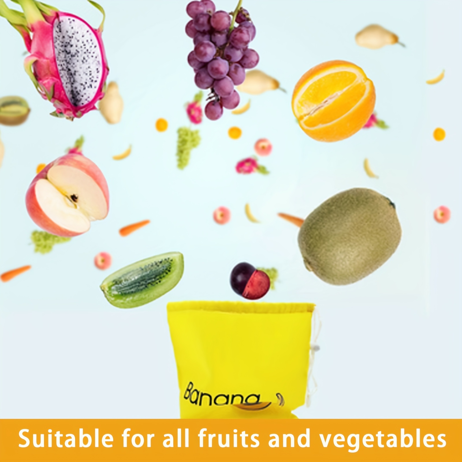 1pc 2pcs   storage bags green vegetable preservation bags prevent   banana storage preservation bags lightweight and convenient washable   kitchen supplies details 4