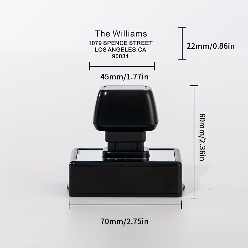 Personalized Self-inking Address Stamp, Custom Return Address Stamp With Clear, Consistent & Effortless Stamping