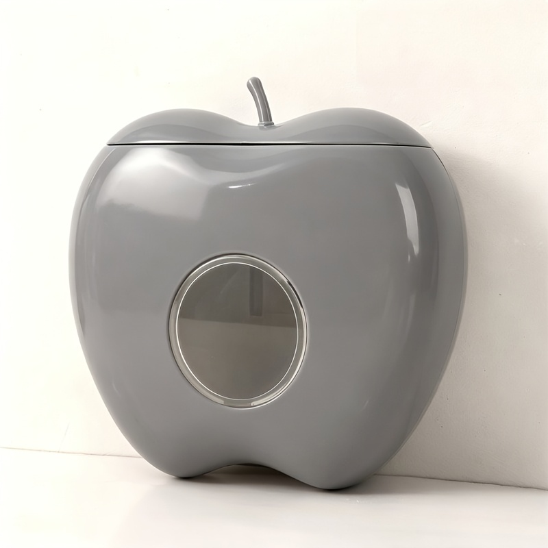 TEMU 1pc Shaped Storage Box (excluding Plastic Wrap Covers), Durable Space-saving Wall-mounted Bag Organizer, Non-food Wrap Holder, Practical Storage