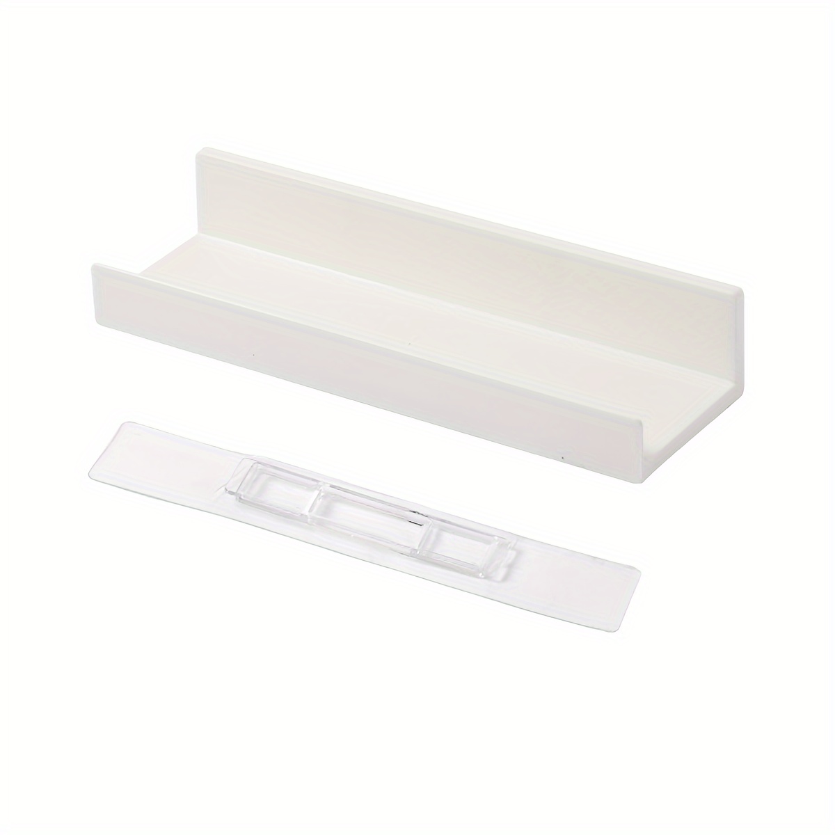 Self Adhesive Wall Shelf Bathroom Shower Storage Rack For Soap Dispenser Spice Bottle Candle Decoration Organize Shelf, Shelves