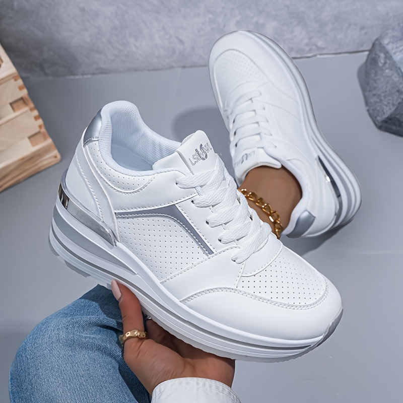 Ténis de Exterior Femininos Sapatos de Pé Largo  2