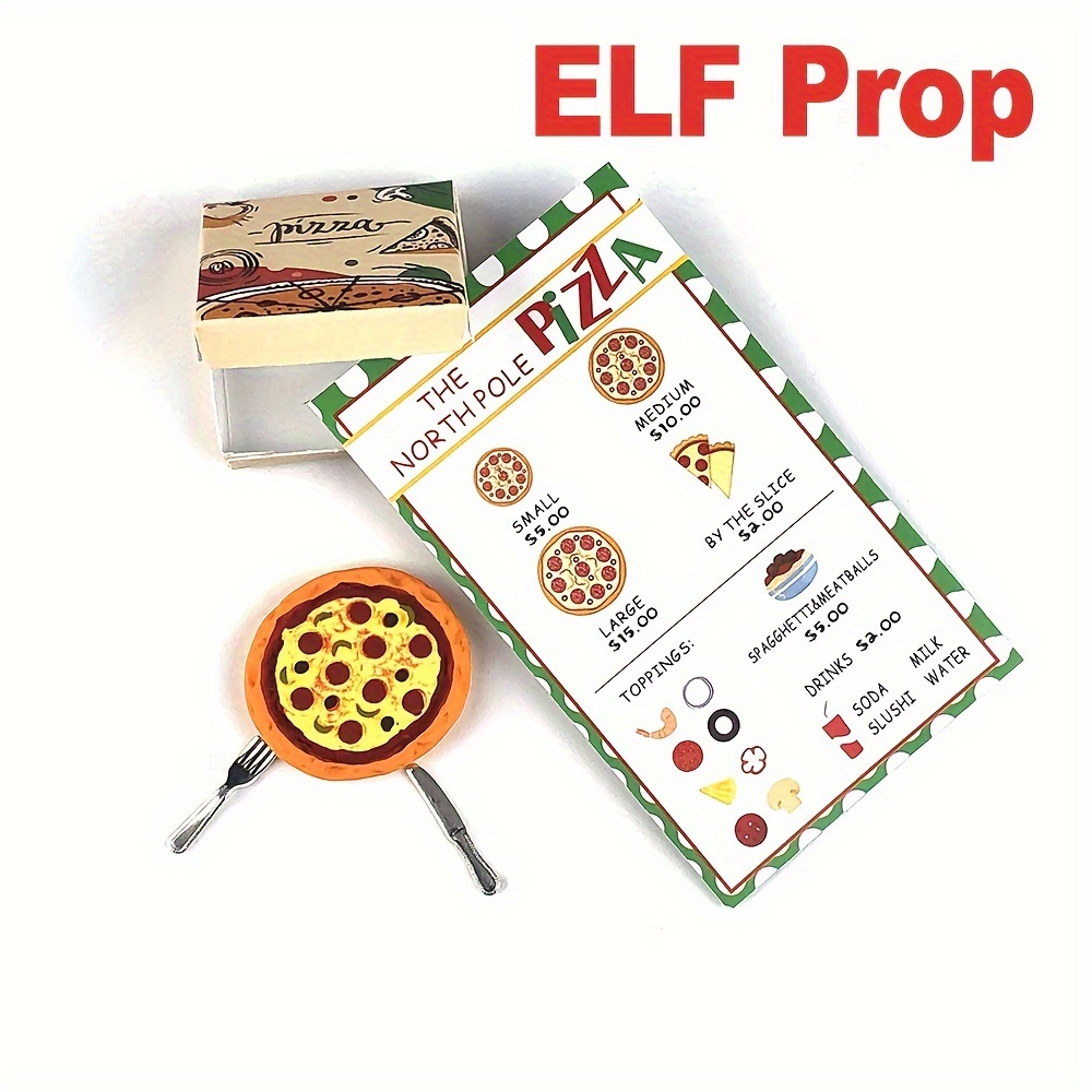 

Elf Pizza Party Game Set - No-power, Interactive Fun For Christmas & Halloween , Family Events & Parties By Bgodpn