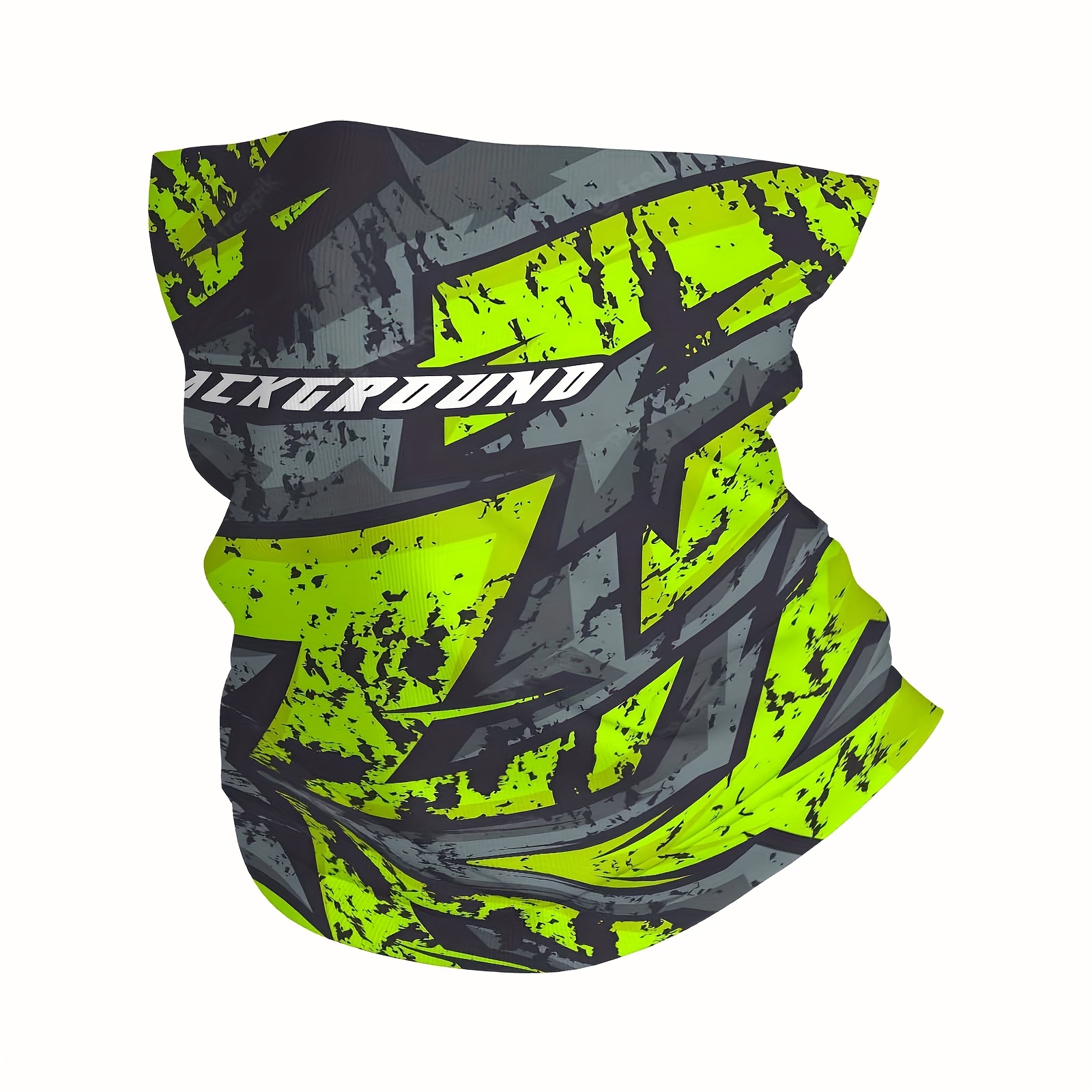 Image of Dynamic, Abstract, Bright Multi Functional Print Scarf Men Women Unsix Mask Neck Mask Holiday Events Gifts For Suitable Outdoor And Headscarves Family Gatherings